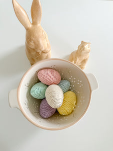 Pastel Macramé Easter Eggs