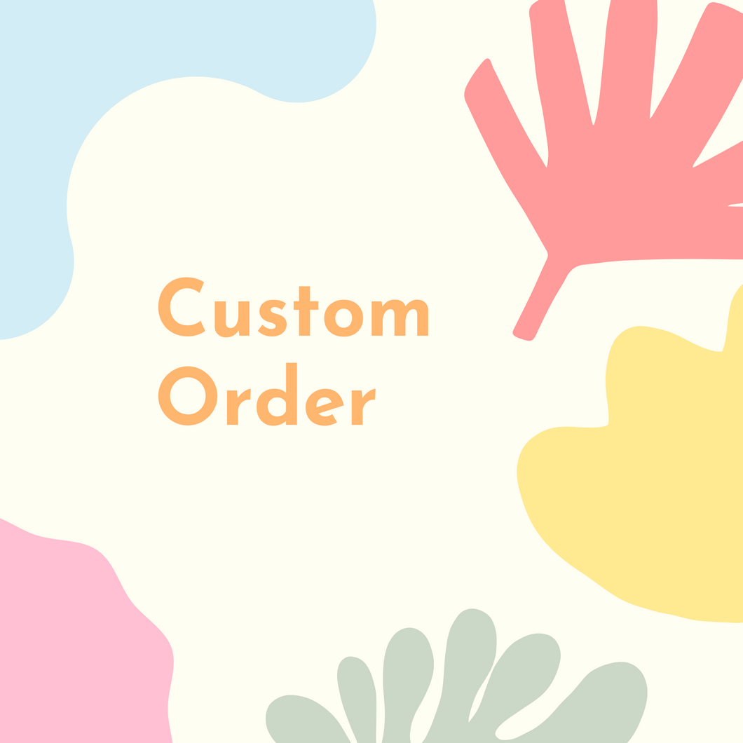 Custom order for Kingsley & Chai
